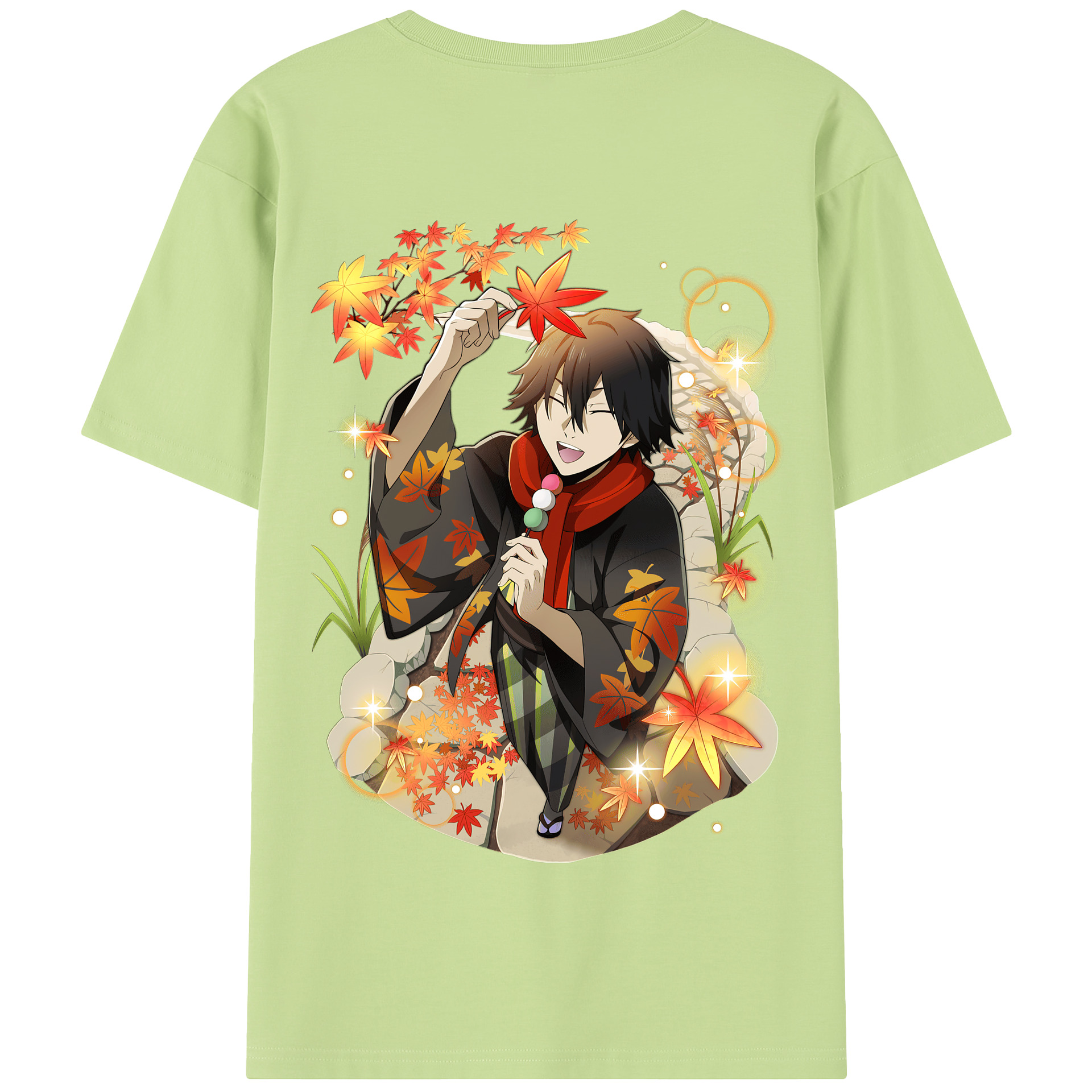 （画像用） 文豪ストレイドッグス Bungo Stray Dogs 綿100％半袖Tシャツ（背面プリント）